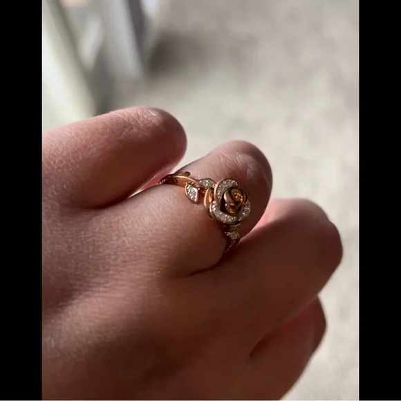 ✨ 3x HP ✨ Worn Twice Max. ✨ Belle 🥀 Ring w/ Real Diamonds ✨ - Picture 3 of 14
